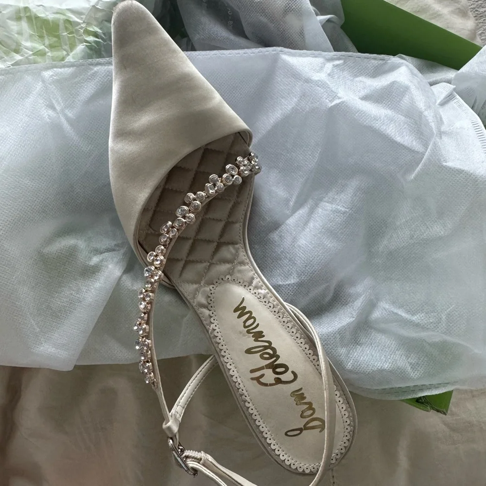 Sam Edelman Cream wedding Heels - Picture 1 of 8